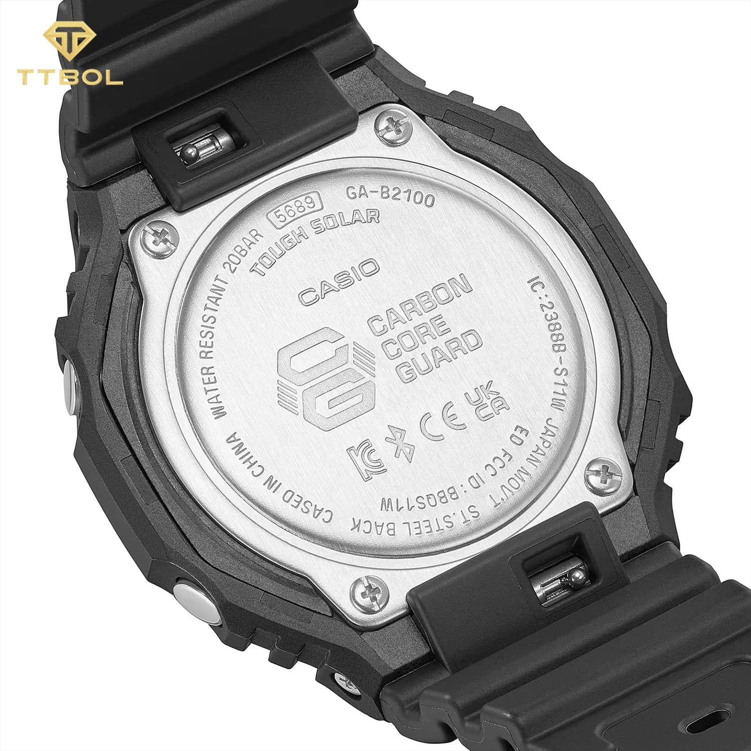 ساعت مچی مردانه کاسیو جیشاک CASIO G-SHOCK GA-B2100-1A — تصویر ۶