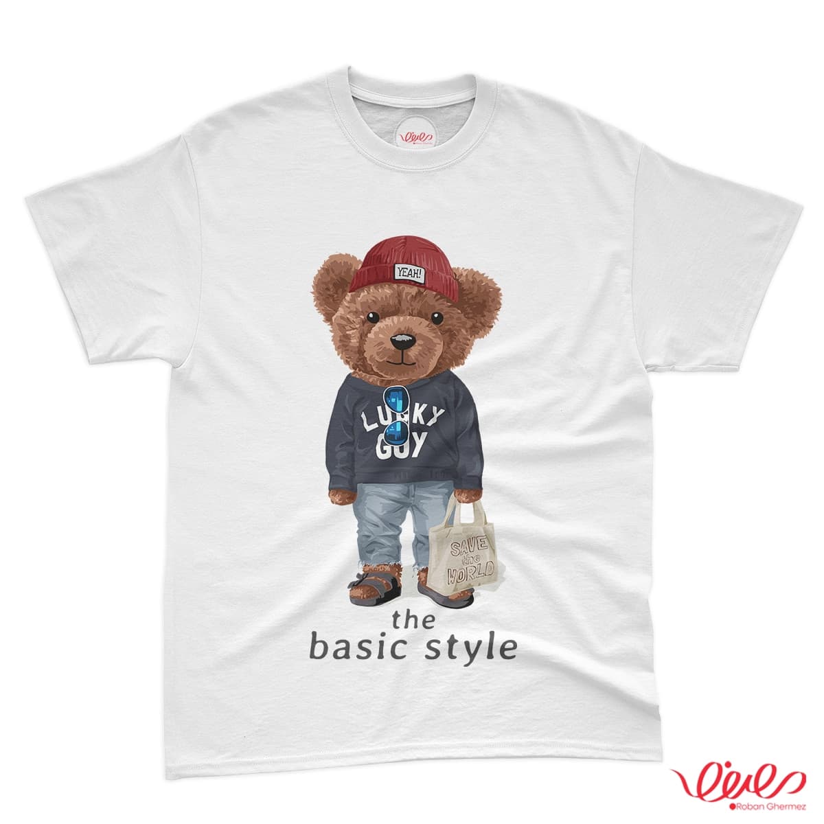 تیشرت کد 166 خرس تدی BASIC STYLE