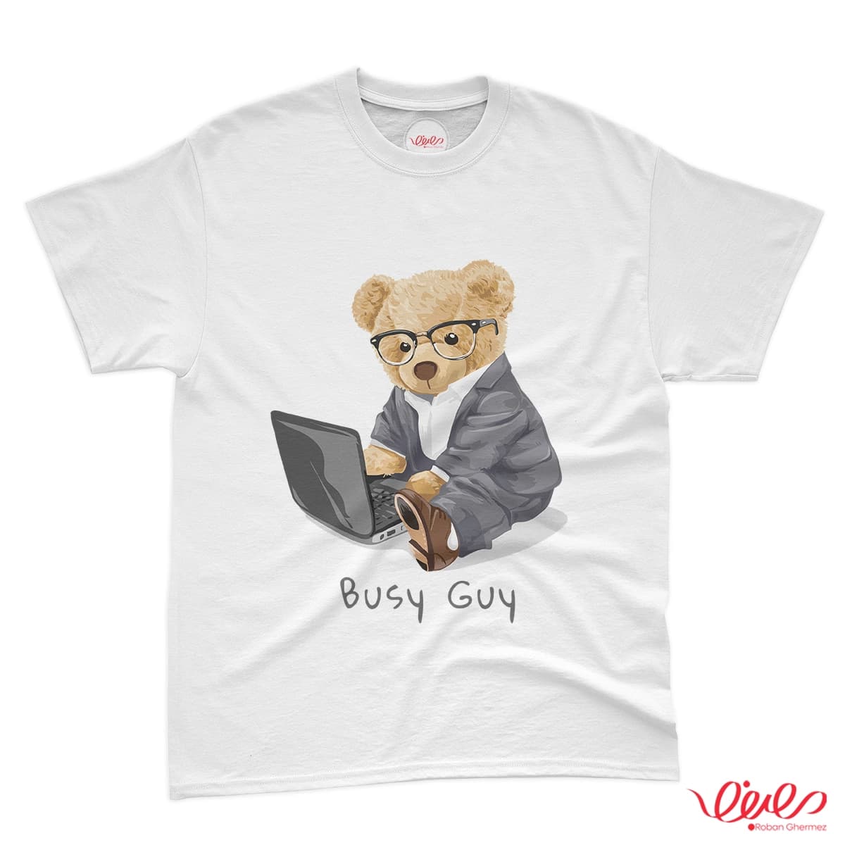 تیشرت کد 163 خرس تدی BUSY GUY