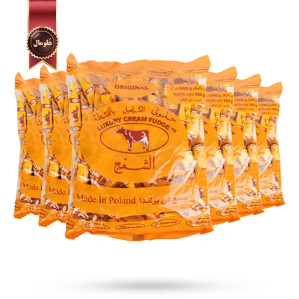 6 بسته شکلات خورشید Sun مدل کرم کاراملی Caramel cream وزن 900 گرم (اورجینال)