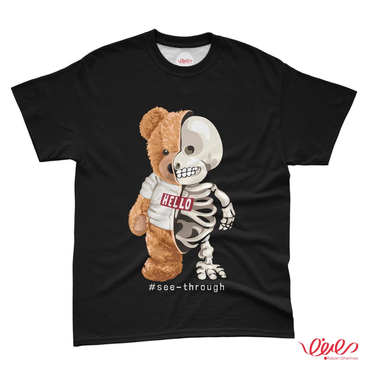 تیشرت کد 156 خرس تدی SEE THROUGH