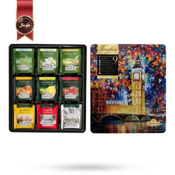چای احمد Ahmad Tea مدل مجموعه چای بی انتها Timeless Tea Collection پک 72 تایی (اورجینال) — تصویر ۲
