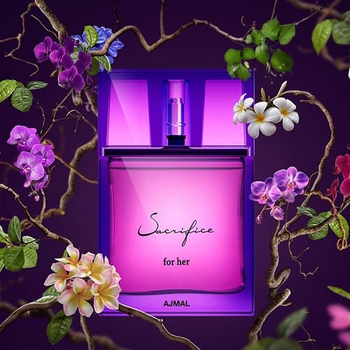 ادو پرفیوم زنانه اجمل سکریفایس (ساکریفایس) حجم 50 میل — تصویر ۲