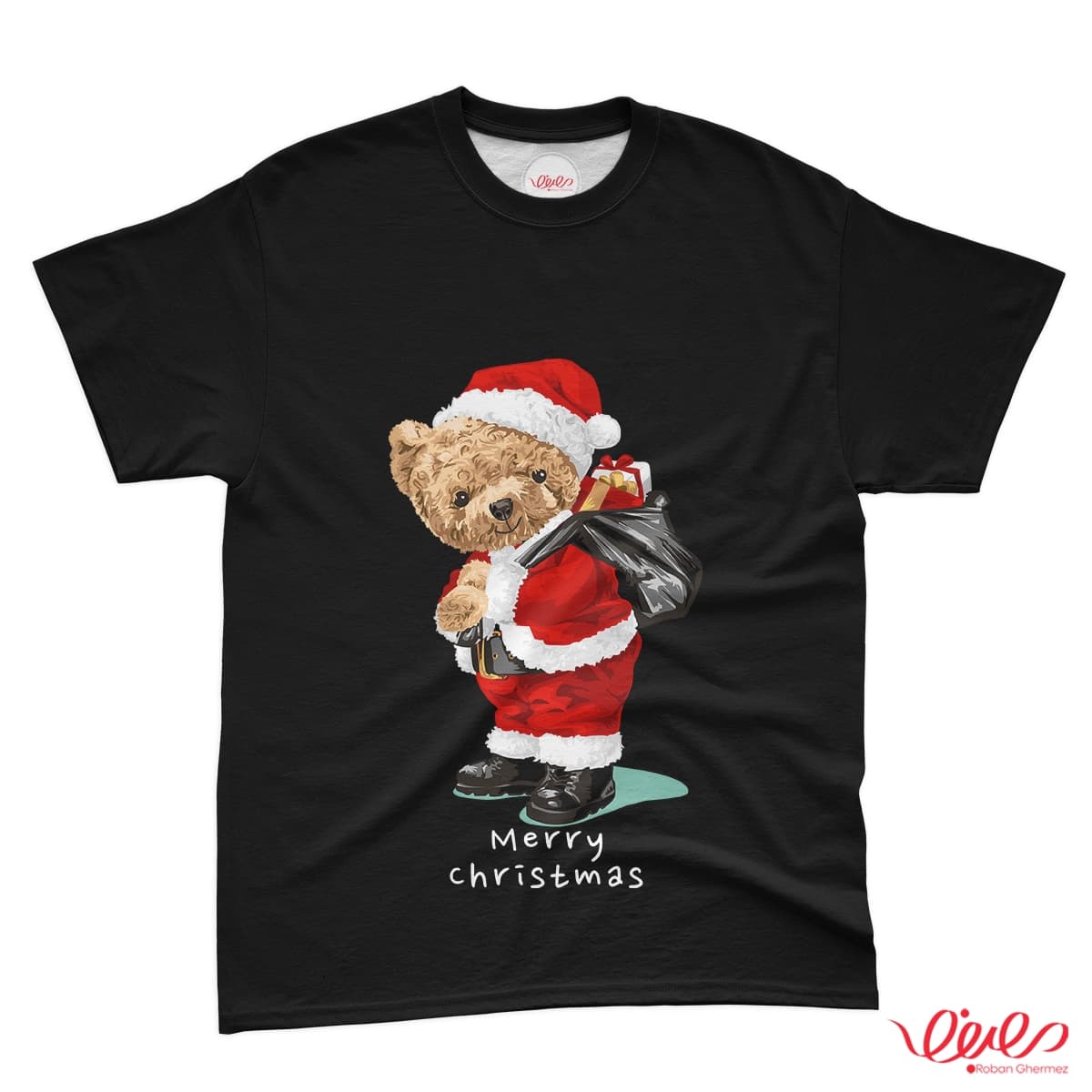تیشرت کد 150 خرس تدی MERRY CHRISTMAS