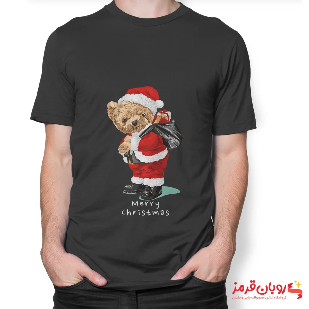 تیشرت کد 150 خرس تدی MERRY CHRISTMAS — تصویر ۲