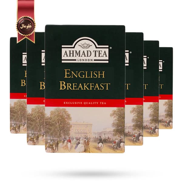 6 بسته چای احمد Ahmad Tea مدل صبحانه انگلیسی چای فله English Breakfast Loose tea وزن 500 گرم (اورجینال)