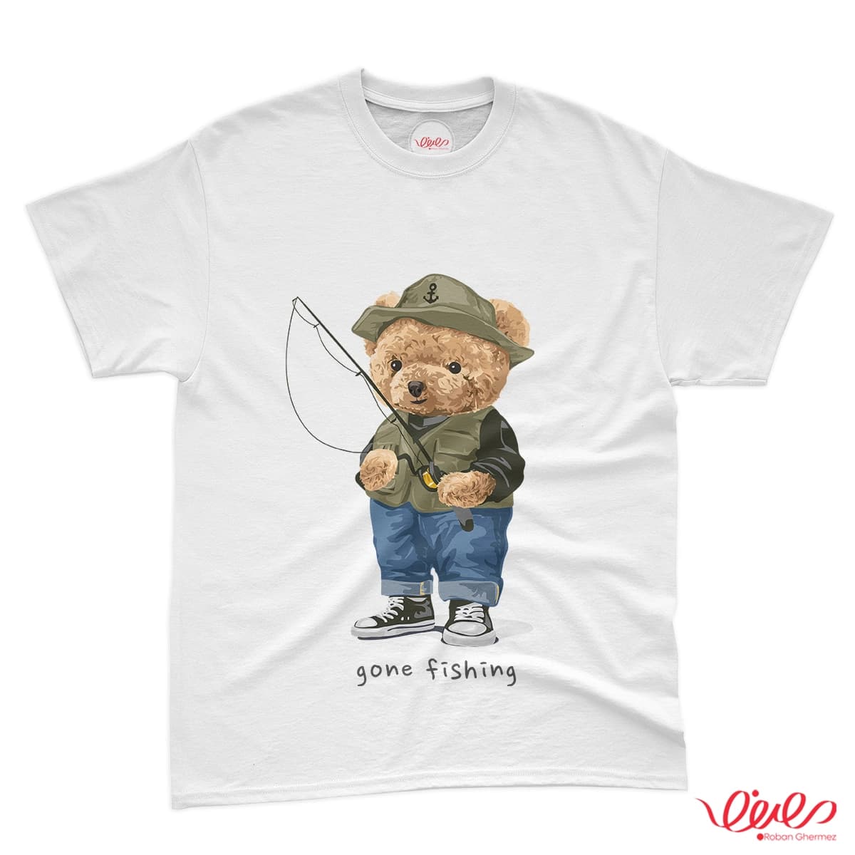 تیشرت کد 128 خرس تدی GOOD FISHING