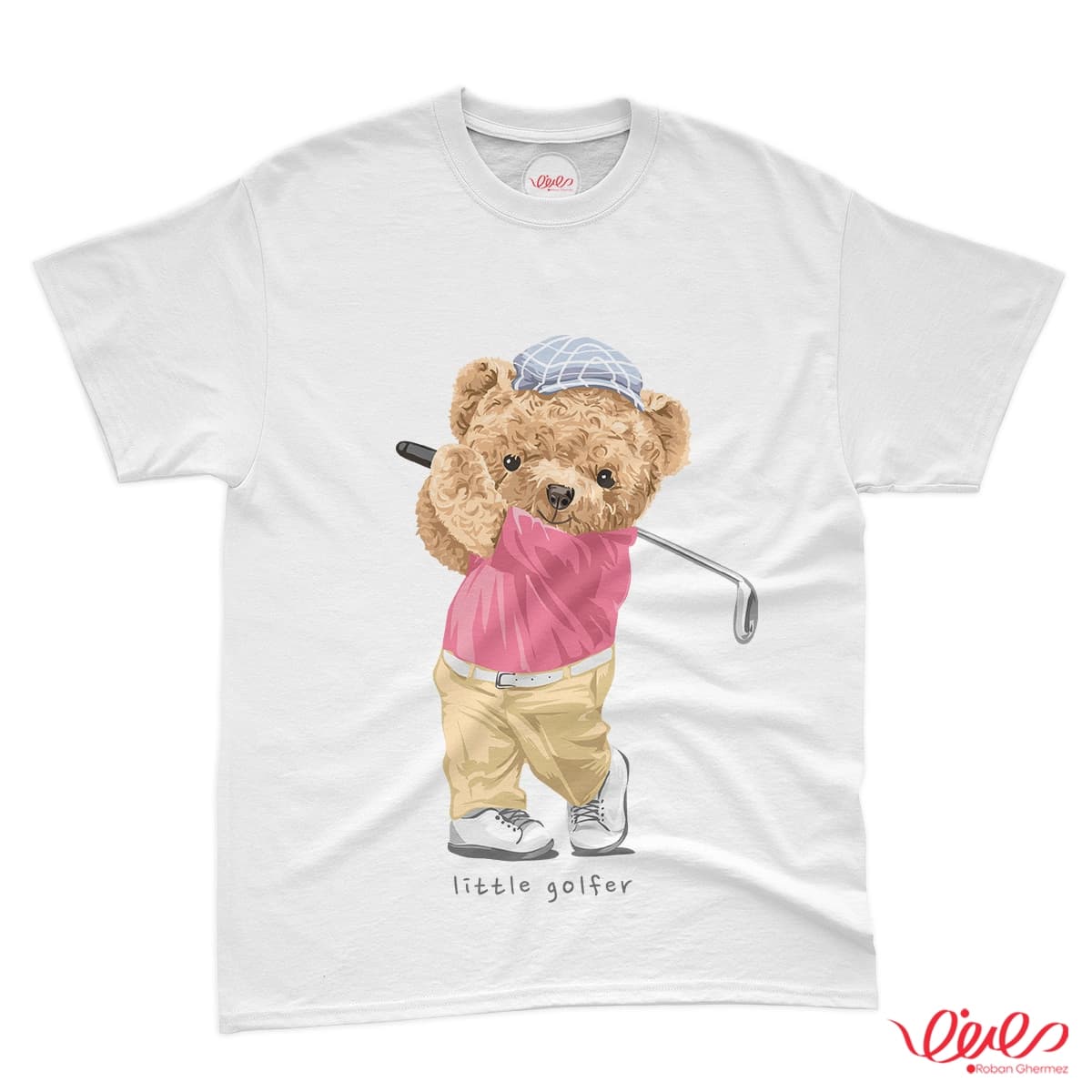 تیشرت کد 117 خرس تدی LITTLE GOLFER