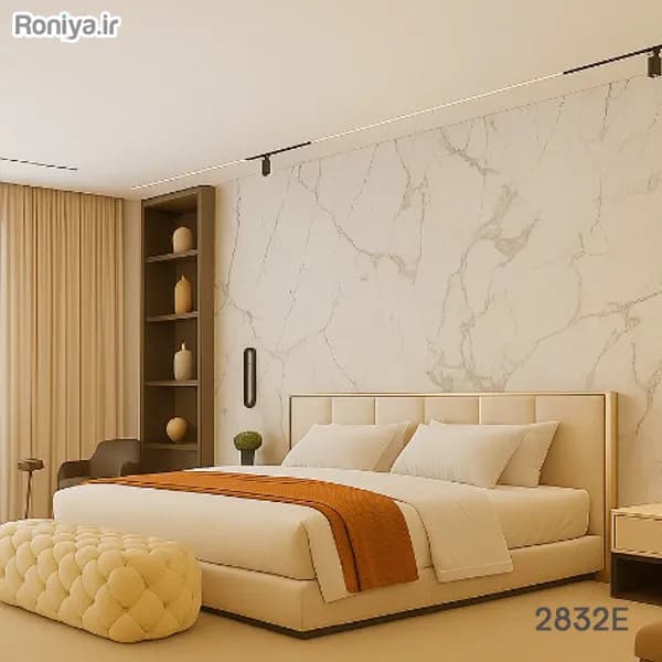دیوارپوش ماربل شیت طرح سنگ کد 2832E — تصویر ۲