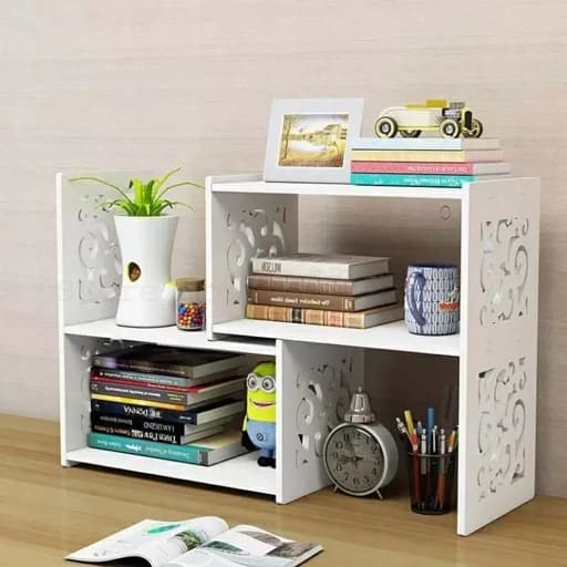 استند کتابخانه و دکوری رومیزی چند حالته گالری آکسایا مبلمان اورلین مدل 959734
