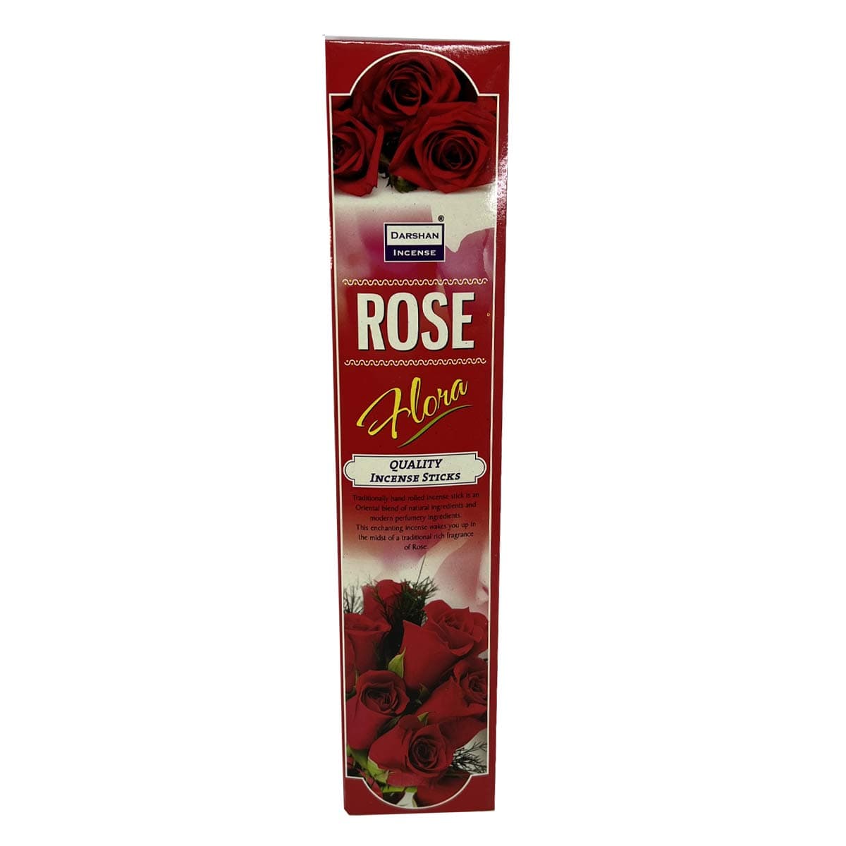 عود خوشبو کننده شاخه ای مدل Rose Flora دارشان هندی 15 عددی