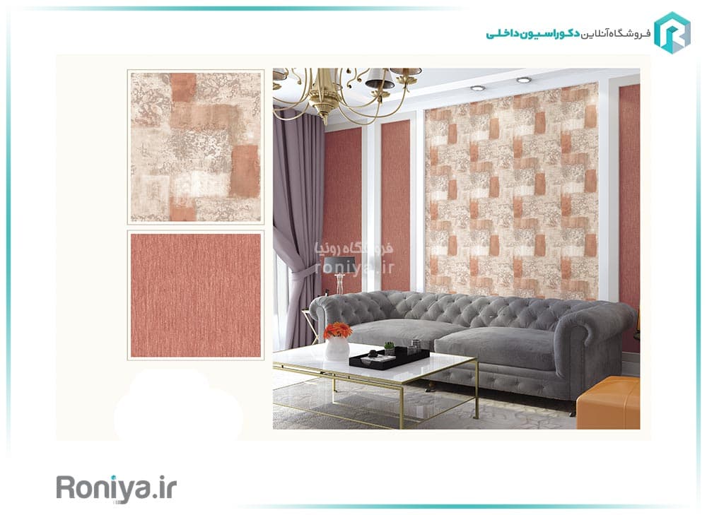 کاغذ دیواری طرح جدید کلاسیک کد 27033 — تصویر ۶