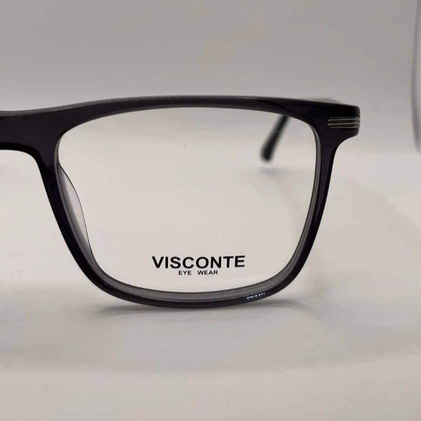 عینک طبی ویسکونته VISCONTE اورجینال مدل VTAM-387 طوسی دودی — تصویر ۵