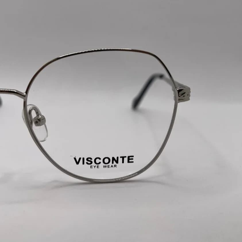 عینک طبی ویسکونته VISCONTE اورجینال مدل VTMW-336 نقره ای — تصویر ۵