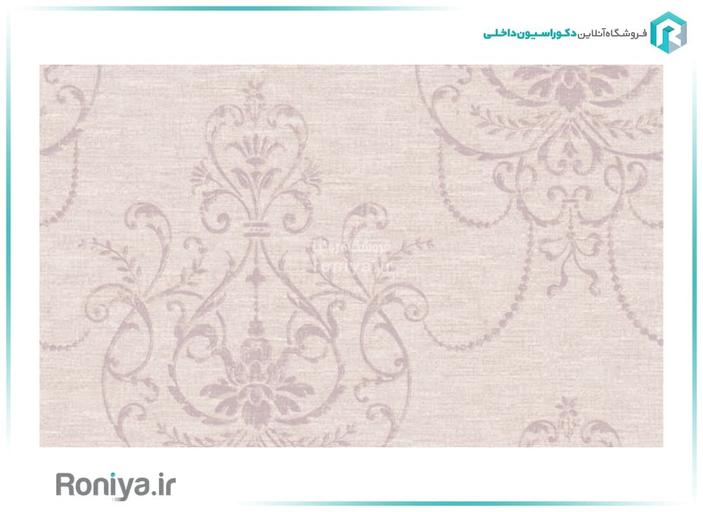کاغذ دیواری گلدار پذیرایی کد WF10339 — تصویر ۲