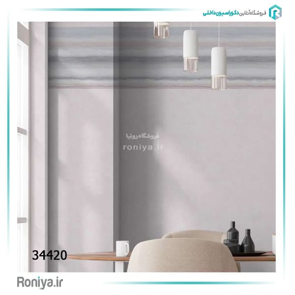 کاغذ دیواری ماربورگ ساده روشن کد 34416 — تصویر ۶