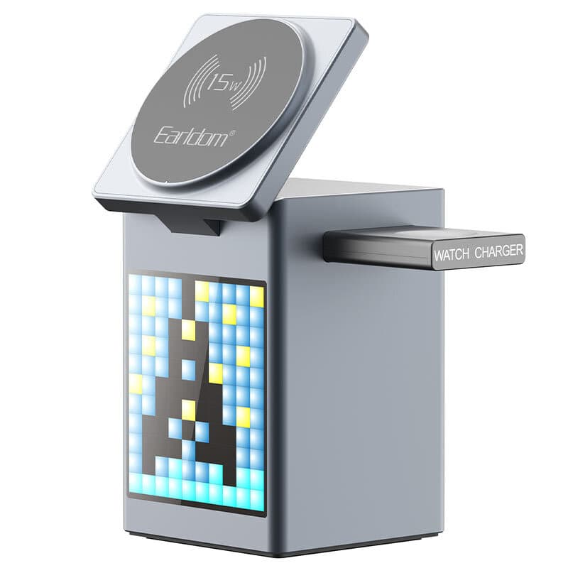 شارژر بی سیم و استند رومیزی Earldom ET-WC64 15W — تصویر ۳