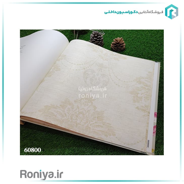کاغذ دیواری طرح کلاسیک زمینه روشنCode-60800-60802-60806