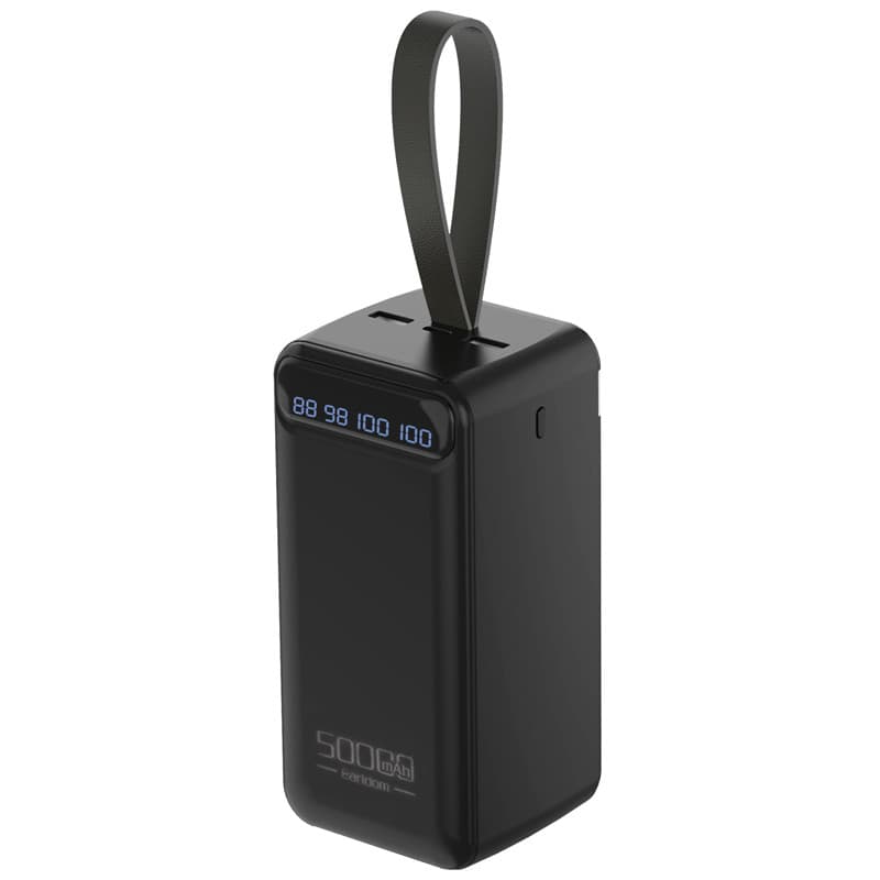 پاور بانک ارلدام ET-PB58 10W ظرفیت 50000 میلی آمپر ساعت