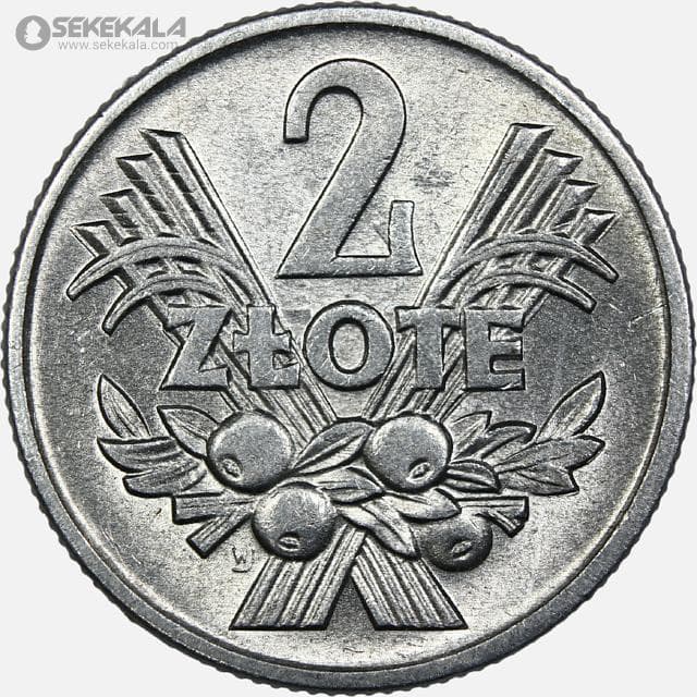 سکه 2 زلوتی لهستان 1958 (UNC)