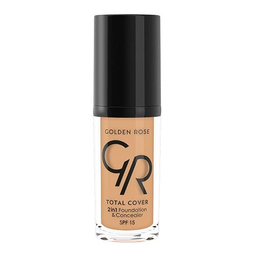 کرم پودر و کانسیلر توتال کاور گلدن رز رنگ 13 Natural Tan