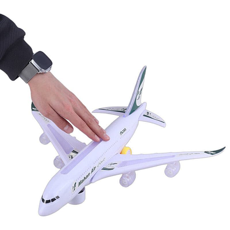 اسباب بازی هواپیما موزیکال چرخشی Mahan A380 کد MH130-330 — تصویر ۵