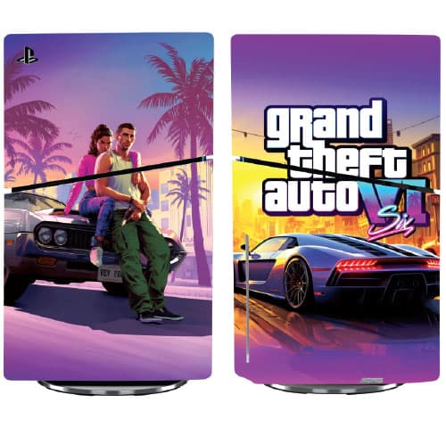 اسکین پی اس 5 اسلیم استاندارد برند گیمآور طرح GTA کد C — تصویر ۲