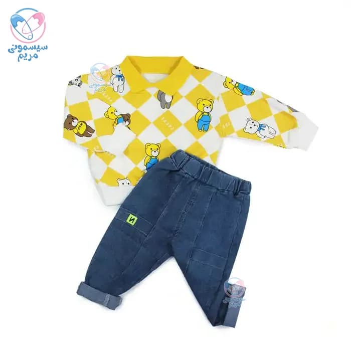 بلوز و شلوار خرس خانواده فشن Fashion