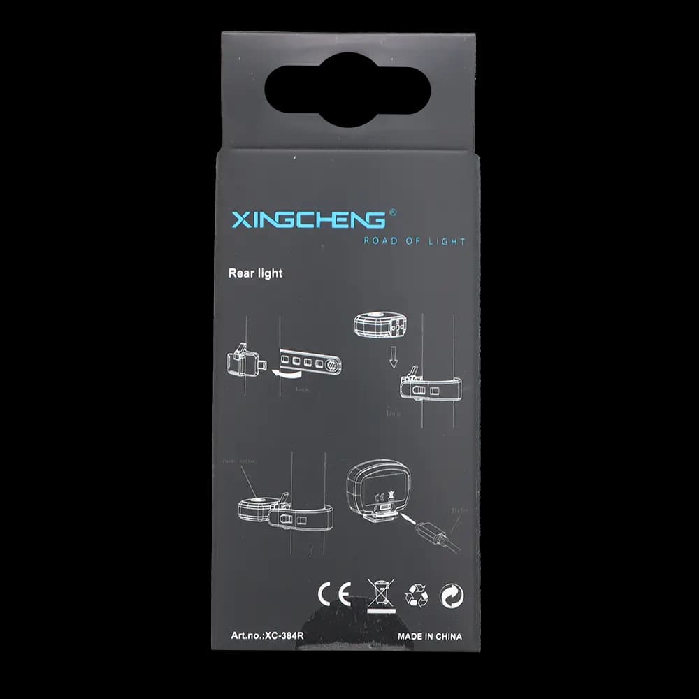 چراغ عقب دوچرخه ژینگ چنگ مدل XINGCHENG XC-384R — تصویر ۳