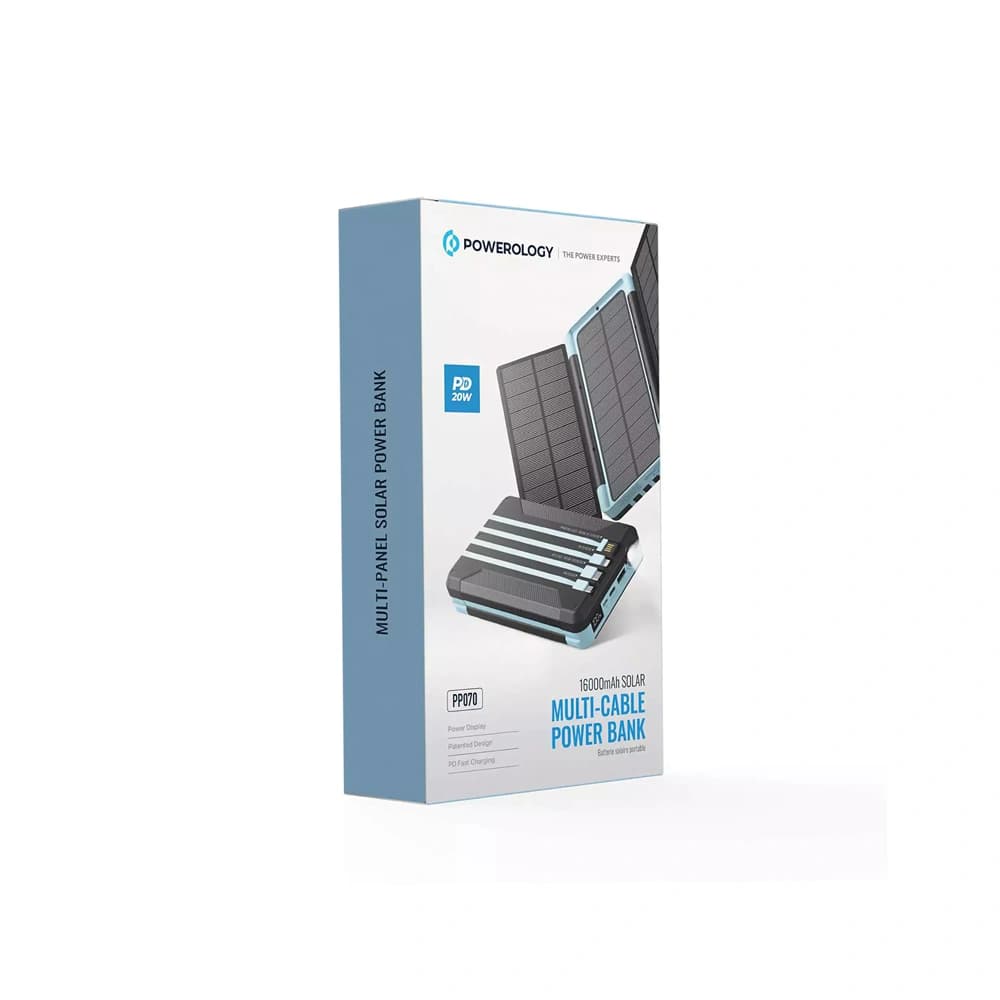 پاور بانک سولار پاورولوژی مدل Powerology PP070 16000mAh — تصویر ۷