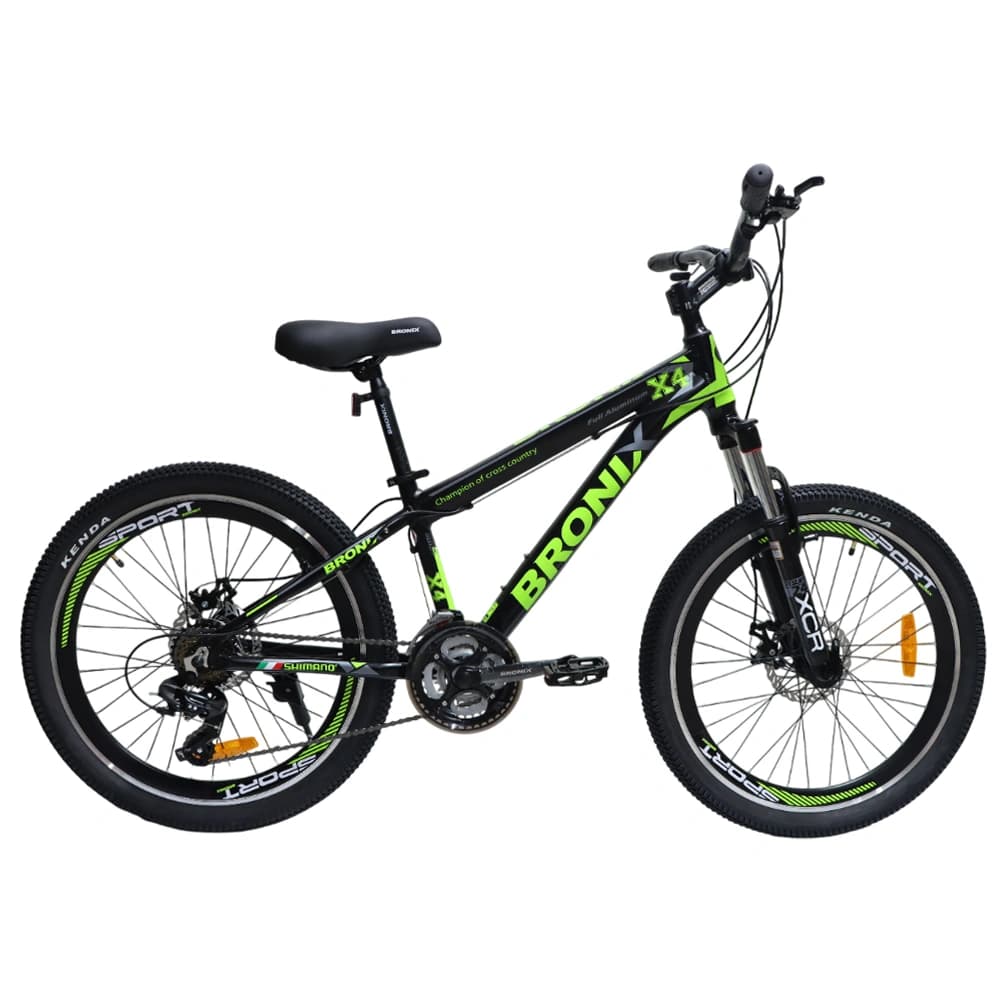 دوچرخه برونیکس سایز 24 مدل BRONIX X4 دیسک مکانیکی 21 دنده