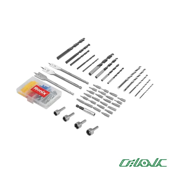 کیت دریل شارژی رونیکس مدل RS-8019 (53 پارچه) — تصویر ۲