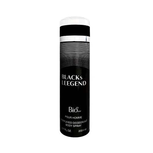 اسپري خوشبو کننده بدن مردانه 200م Black legend تاپ سکرت