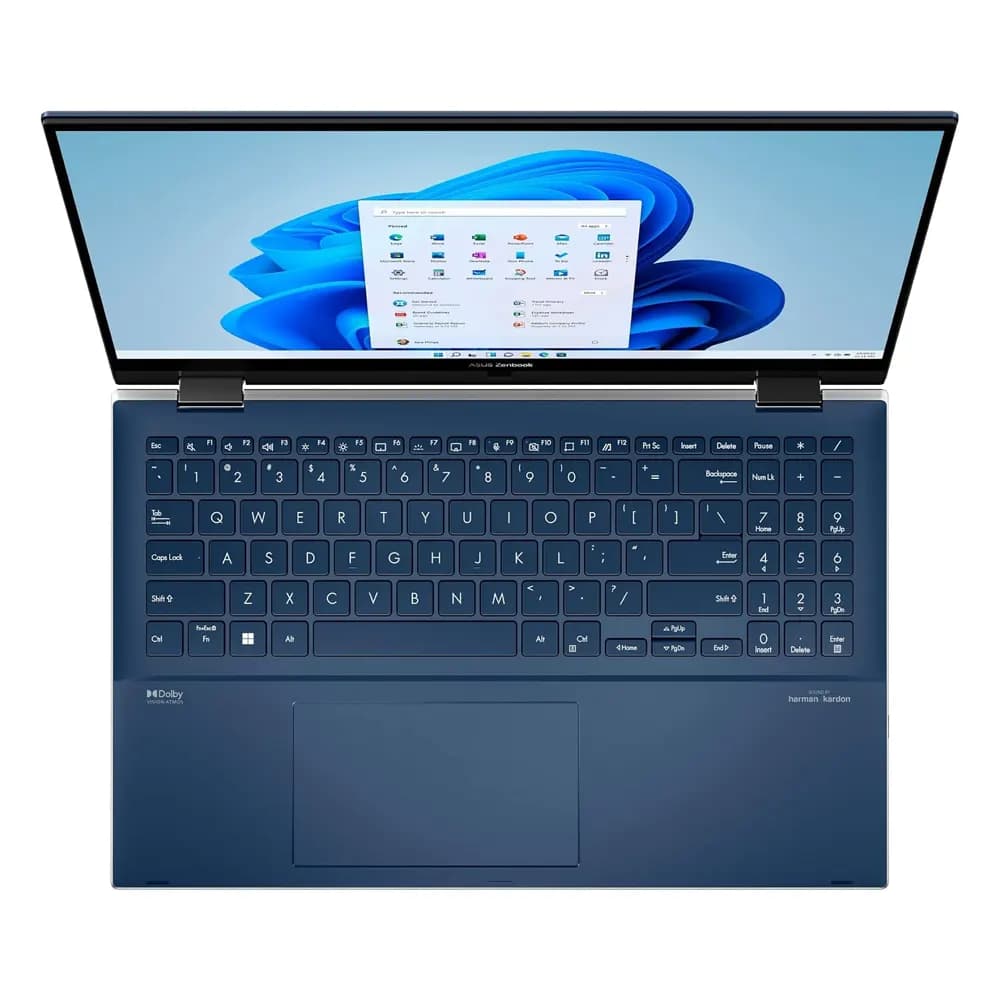 لپ تاپ ایسوس Asus ZenBook Q539Z | Core i7-12700U | 16G | 512G | Intel iris Xe | 15.6”2K Touch X360 (استوک) — تصویر ۳