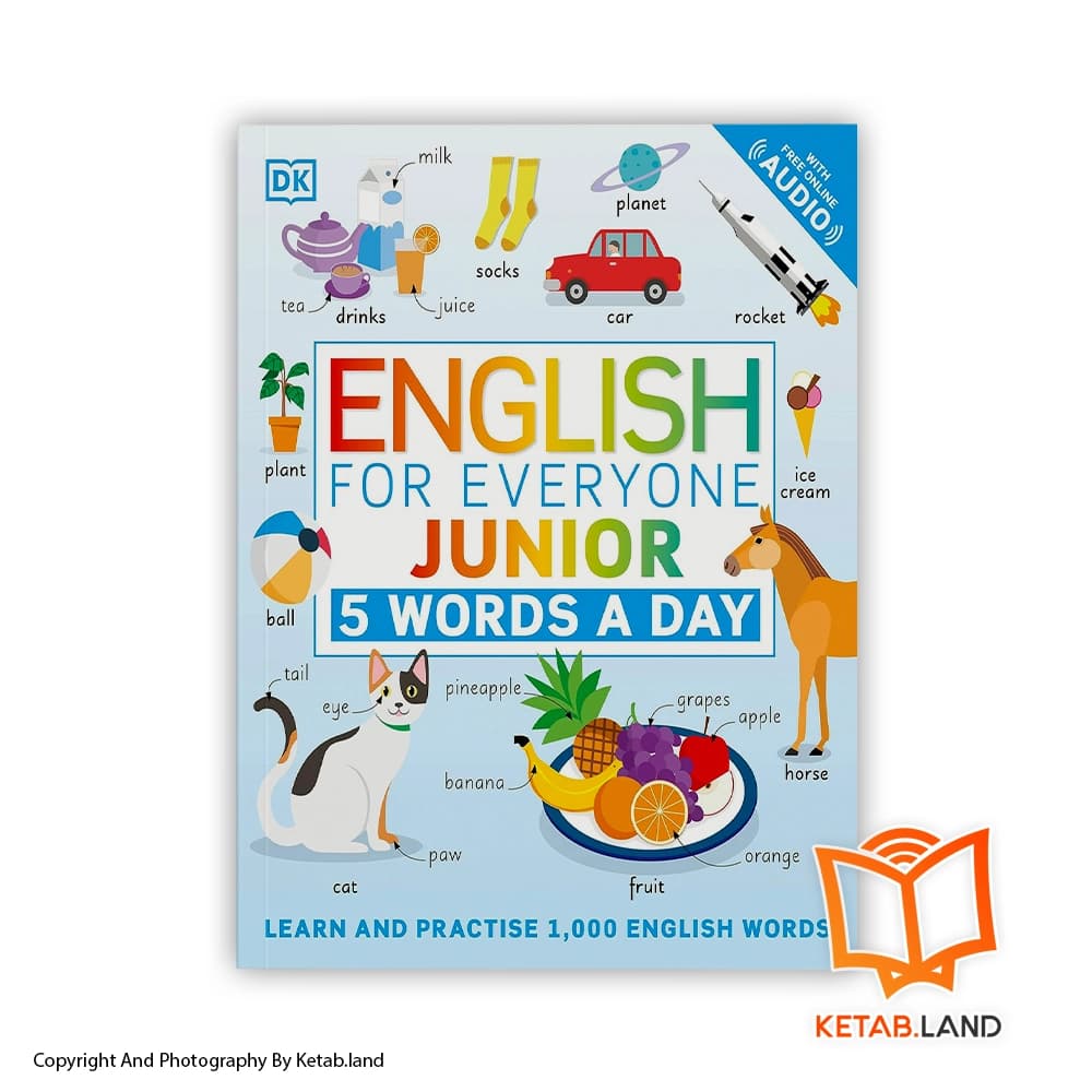کتاب English for Everyone Junior 5 Words A Day