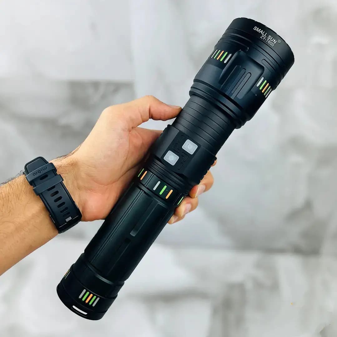 چراغ قوه حرفه ای اسمال سان مدل های ZY-T601 و ZY-T600 — تصویر ۷