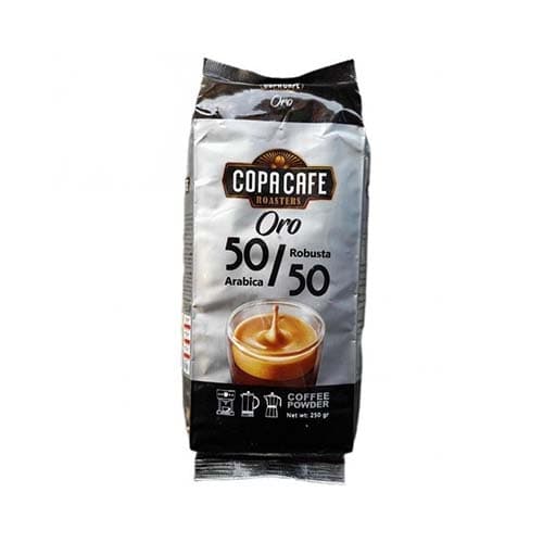 دانه قهوه کافه مدل اورو 250گ 50/50 کوپا