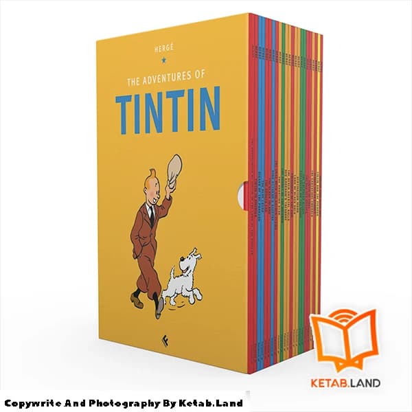 پک مجموعه کتاب های The Adventures of Tintin