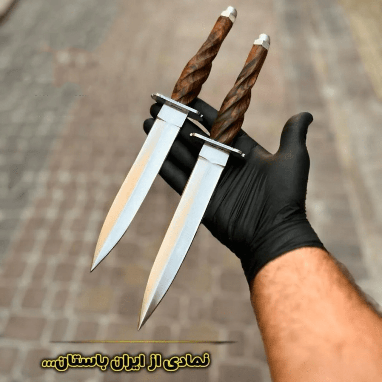 شمشیر Dager فولادی ۳۰ سانتی‌متری با کیفیت بسیار بالا gray