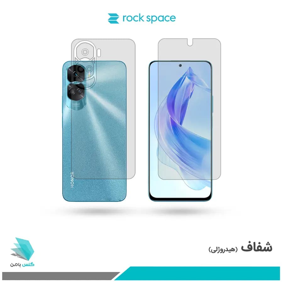 گلس پشت و رو آنر 90 Lite شفاف برند راک اسپیس