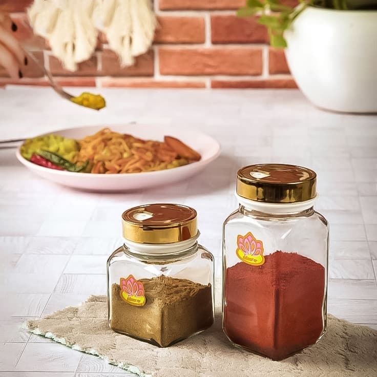 ادویه پاش زئوس درب طلایی سایز 2 نیلوفر(48)/153-3
