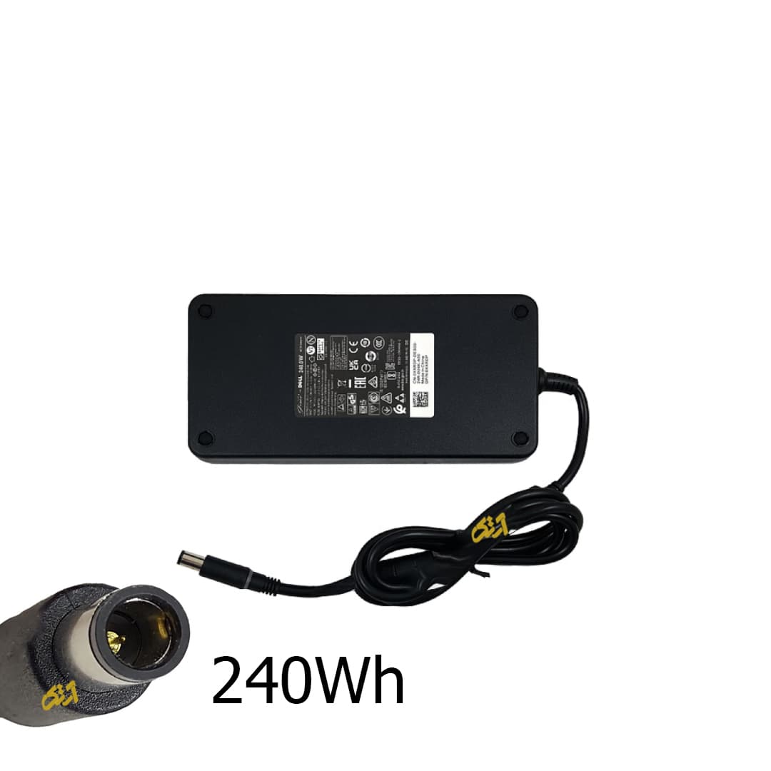آداپتور شارژر لپ تاپ دل 19.5Vولت 12.3 آمپر adaptor laptop DELL Precision 7680 / 7780