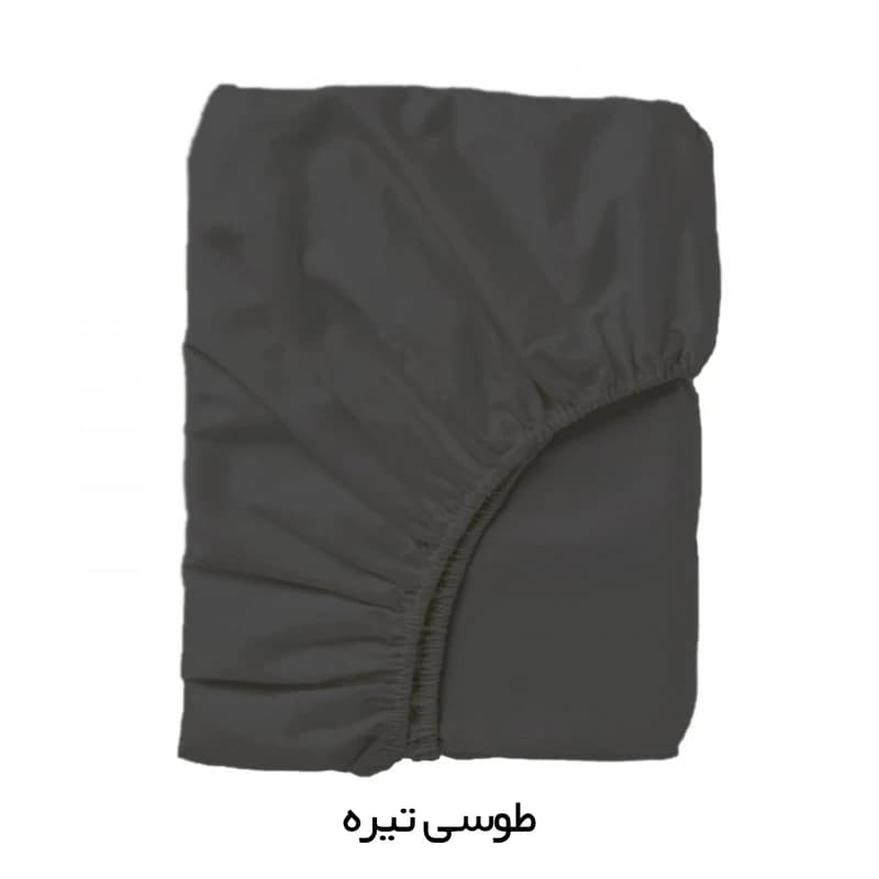 ملحفه تهران خواب مدل رو یک نفره سایز 200×90 طوسی سانتی متر کد m20723