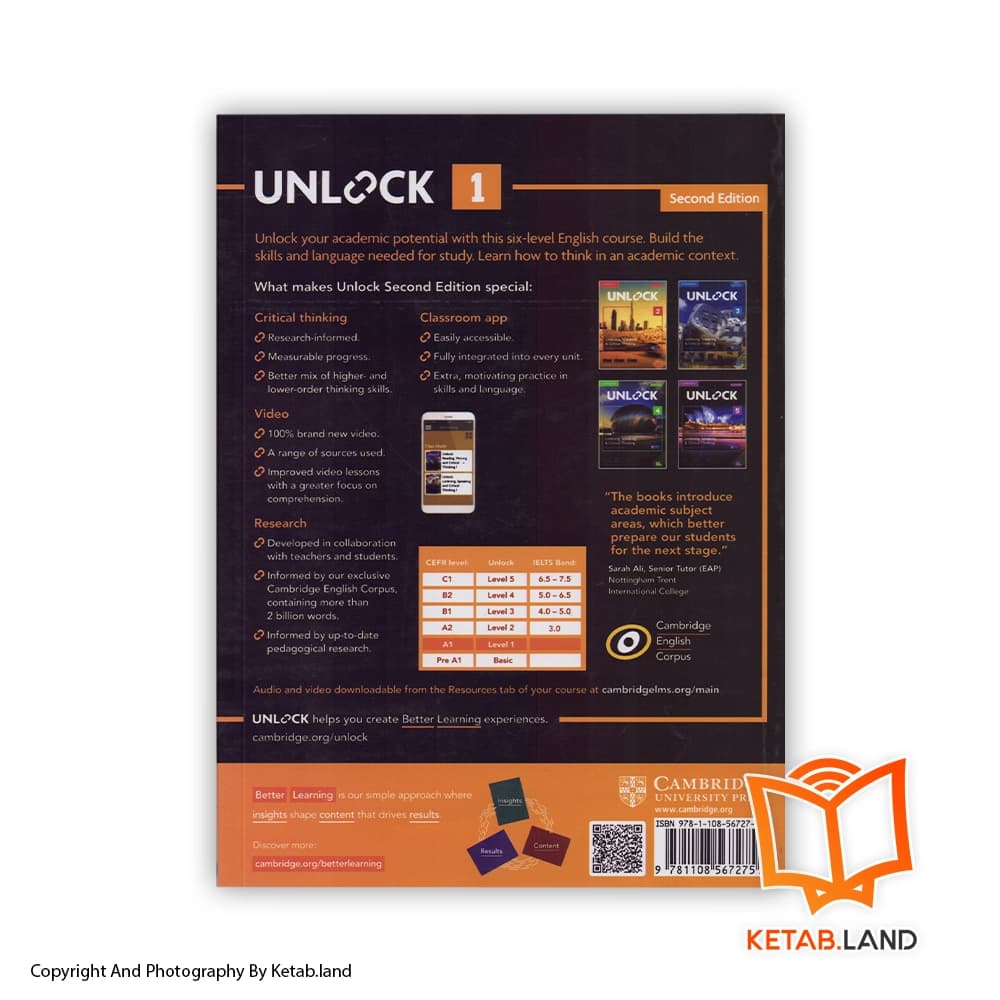کتاب Unlock Listening and Speaking 1 2nd — تصویر ۲