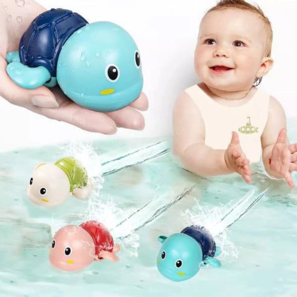 عروسک داخل وان کوکی طرح لاک پشت
