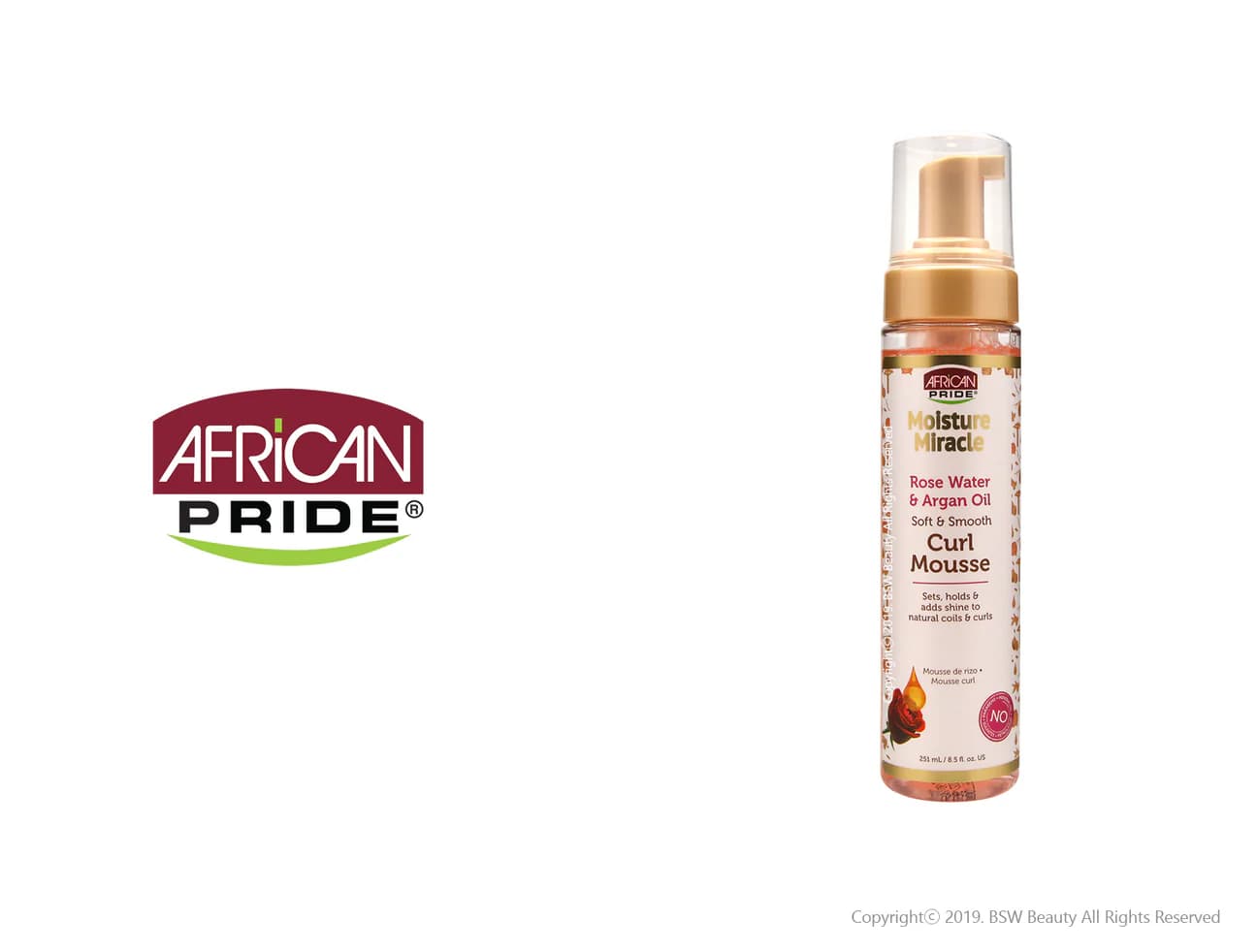موس مو رز واتر و روغن آرگان آفریکن پراید African Pride