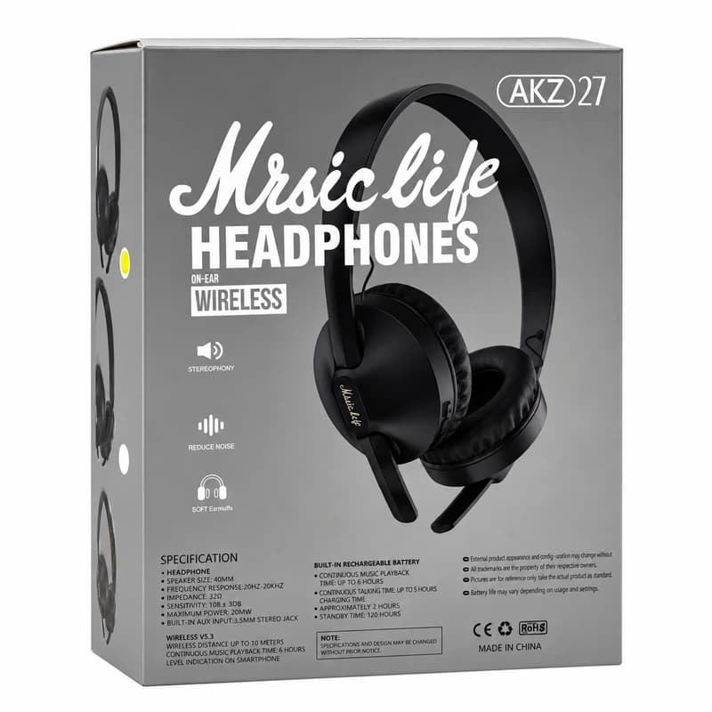 هدفون بلوتوث مارکMARSHAL مدل AKZ 27 — تصویر ۶