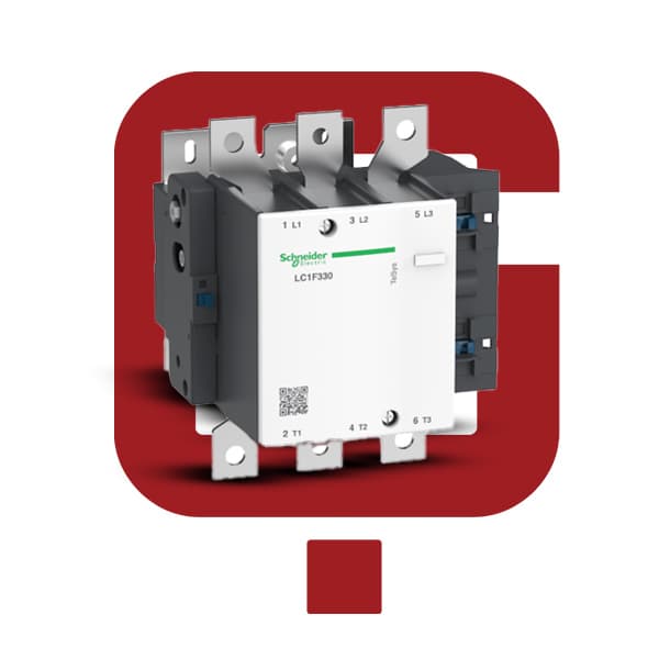 کنتاکتور اشنایدر 185 آمپر LC1F185BD DC/24V