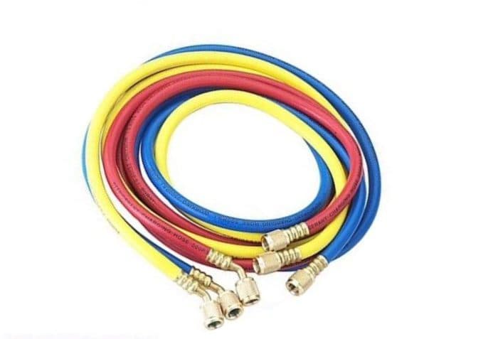 شیلنگ شارژ گاز کولر 90 سانتیمتر (بسته سه عددی) مارک ولیو
