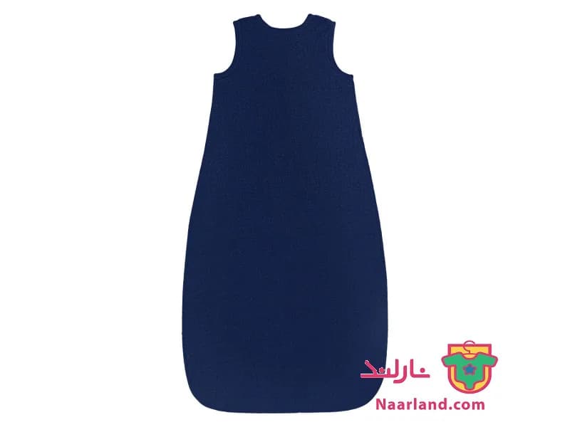 کیسه خواب بچه گانه لوپیلو مخمل آبی طرح شیر کوچولو — تصویر ۳